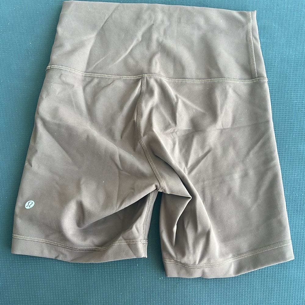 Lululemon Align Biker Shorts Java Chip Color Size… - image 3